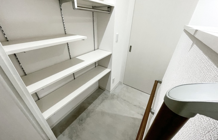 土間部分を広く取ること